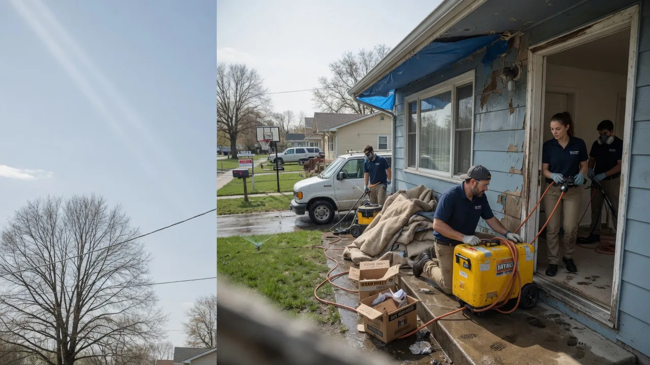 Basement Flood Cleanup in Fisher, IL near me